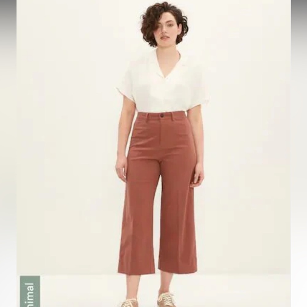 Frank and Oak Josephine Wide-leg Cropped Pant
